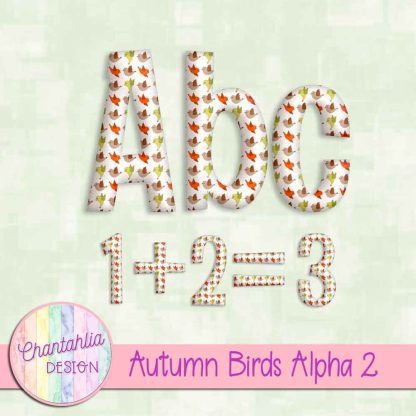 Free alpha in an Autumn Birds theme.