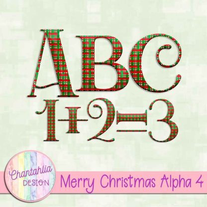 Free alpha in a Merry Christmas theme