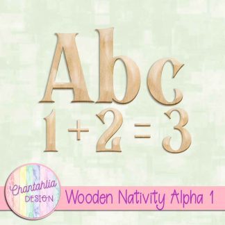 Free alpha in a Wooden Nativity theme