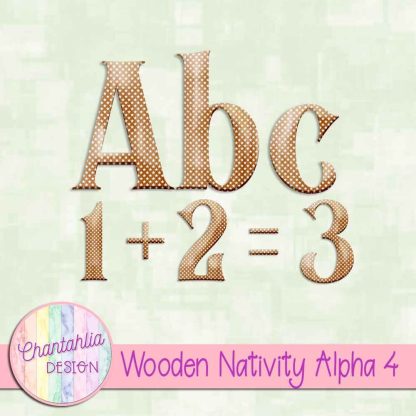 Free alpha in a Wooden Nativity theme