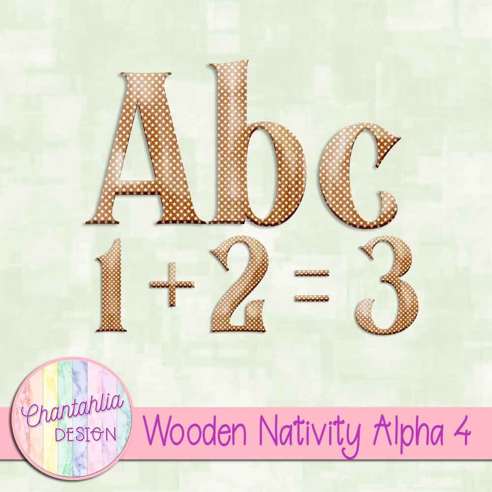 Free alpha in a Wooden Nativity theme