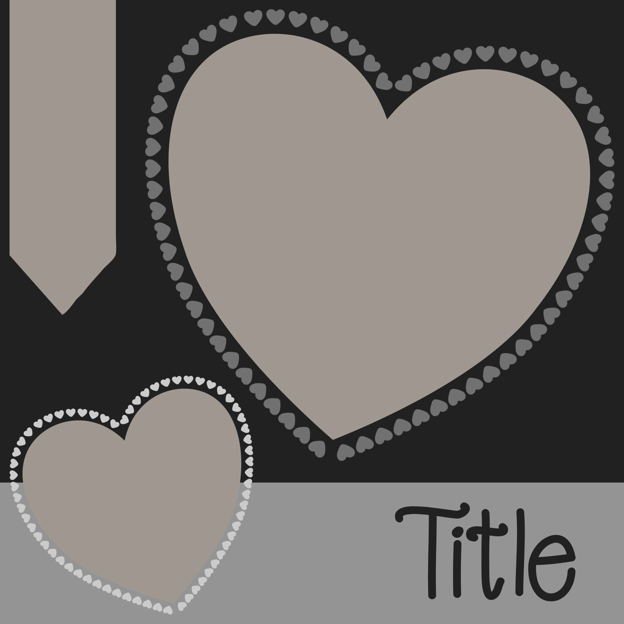 Digital Scrapbook Layout Template67