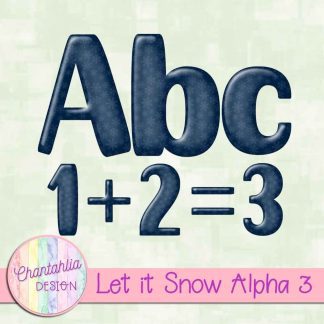 Free alpha in a Let it Snow theme