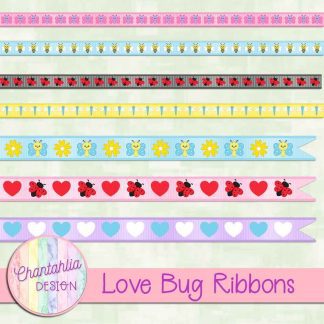 Free ribbons in a Love Bug theme
