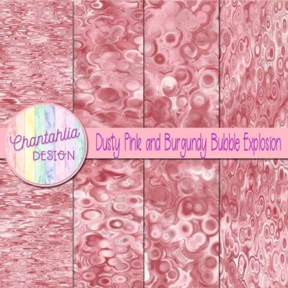 Free dusty pink and burgundy bubble explosion backgrounds