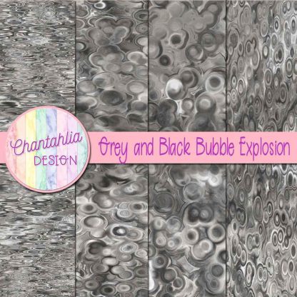 Free grey and black bubble explosion backgrounds