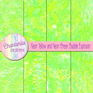 Free neon yellow and neon green bubble explosion backgrounds