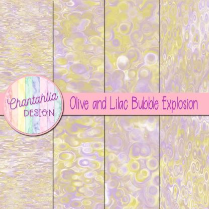 Free olive and lilac bubble explosion backgrounds