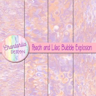 Free peach and lilac bubble explosion backgrounds