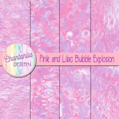 Free pink and lilac bubble explosion backgrounds