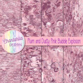 Free plum and dusty pink bubble explosion backgrounds