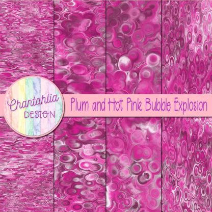 Free plum and hot pink bubble explosion backgrounds