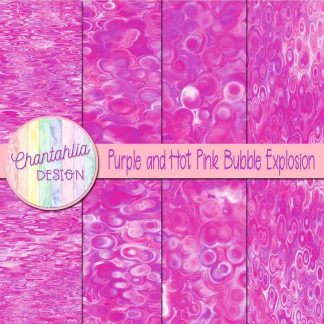 Free purple and hot pink bubble explosion backgrounds