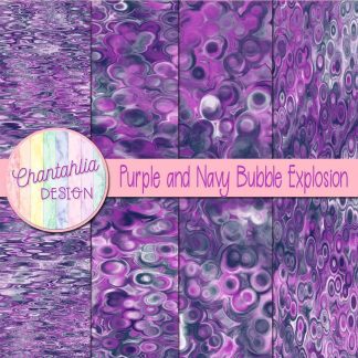 Free purple and navy bubble explosion backgrounds