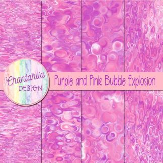 Free purple and pink bubble explosion backgrounds