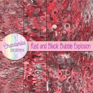Free red and black bubble explosion backgrounds