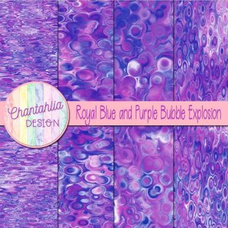 Free royal blue and purple bubble explosion backgrounds
