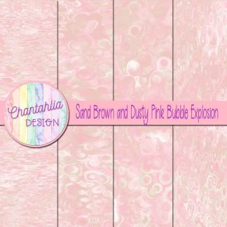 Free sand brown and dusty pink bubble explosion backgrounds