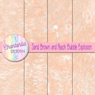 Free sand brown and peach bubble explosion backgrounds