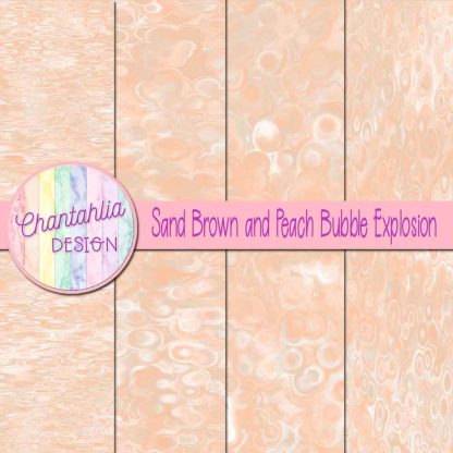 Free sand brown and peach bubble explosion backgrounds