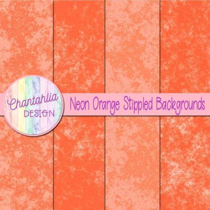 Free neon orange stippled backgrounds