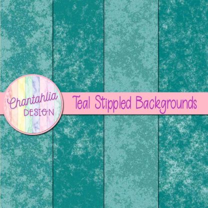 Free teal stippled backgrounds