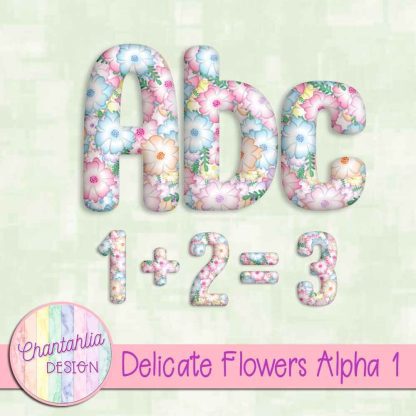 Free alpha in a Delicate Flowers theme