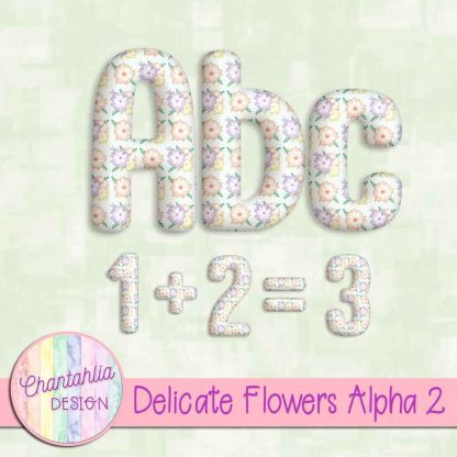 Free alpha in a Delicate Flowers theme