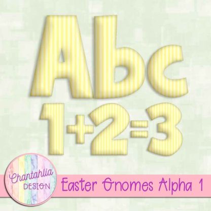 Free alpha in an Easter Gnomes theme