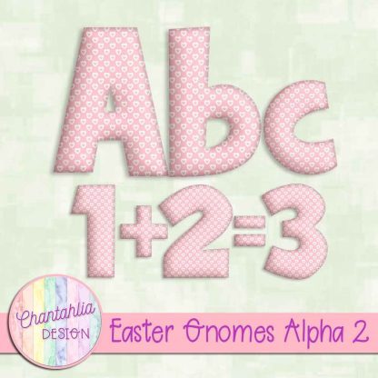 Free alpha in an Easter Gnomes theme