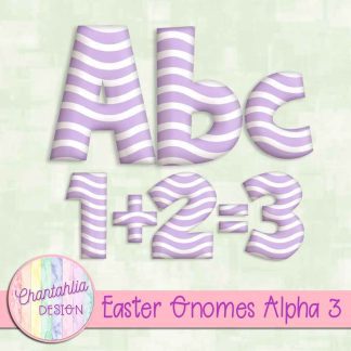 Free alpha in an Easter Gnomes theme