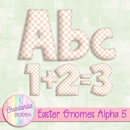 Free alpha in an Easter Gnomes theme