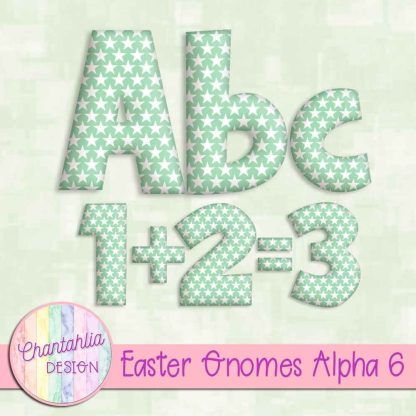 Free alpha in an Easter Gnomes theme