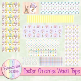 Free Easter Gnomes Washi Tape