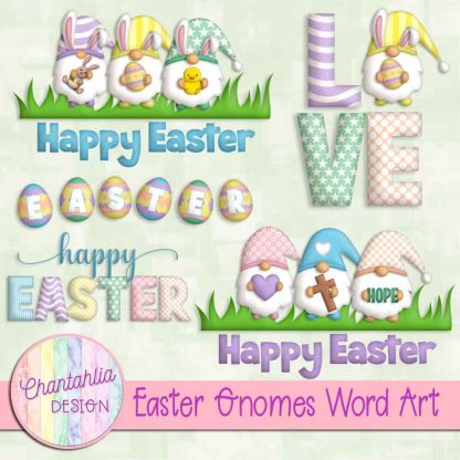 Free Easter Gnomes Word Ar