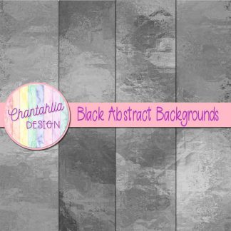 Free black abstract digital paper backgrounds