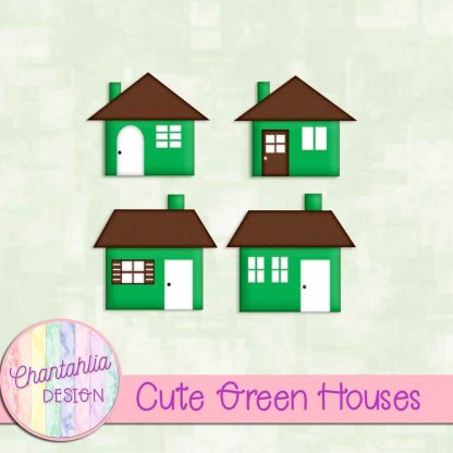 Free cute green houses