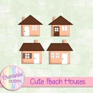 Free cute peach houses