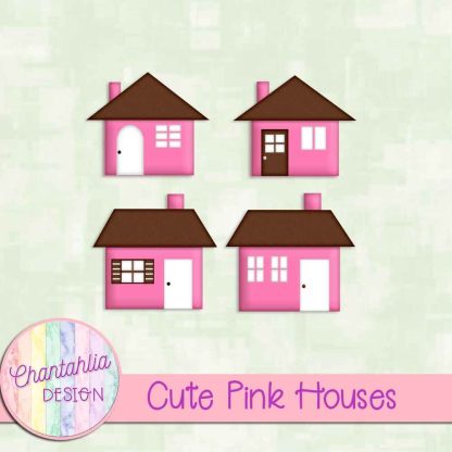 Free cute pink houses