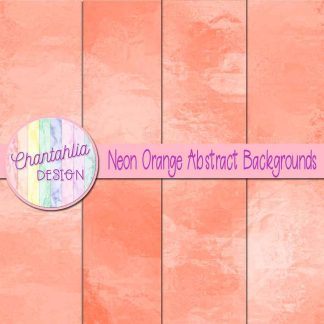 Free neon orange abstract digital paper backgrounds