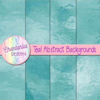 Free teal abstract digital paper backgrounds