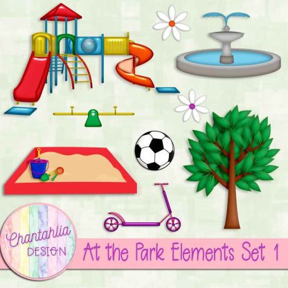 Free design elements in an At the Park theme