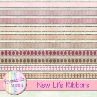 Free ribbons in a New Life Easter theme