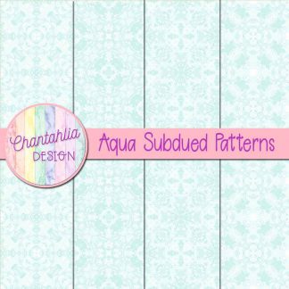 Free aqua subdued patterns