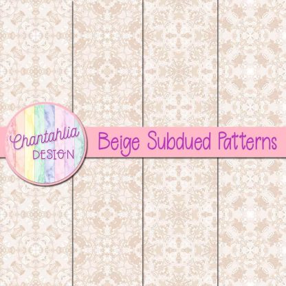 Free beige subdued patterns