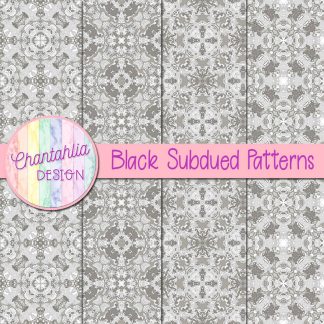 Free black subdued patterns