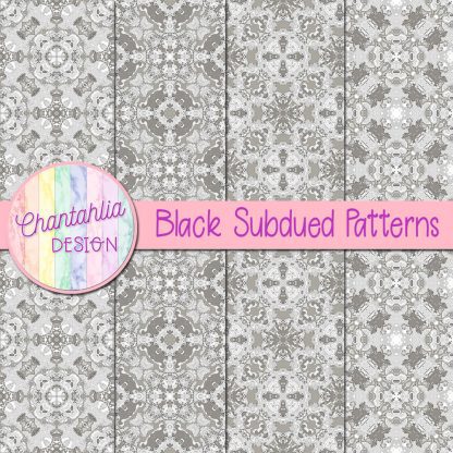 Free black subdued patterns