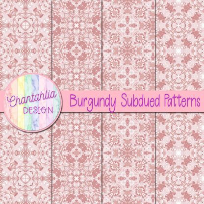 Free burgundy subdued patterns