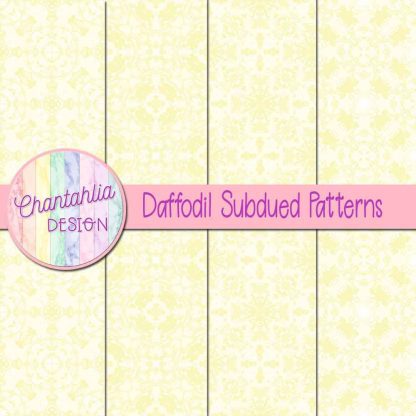 Free daffodil subdued patterns