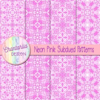 Free neon pink subdued patterns